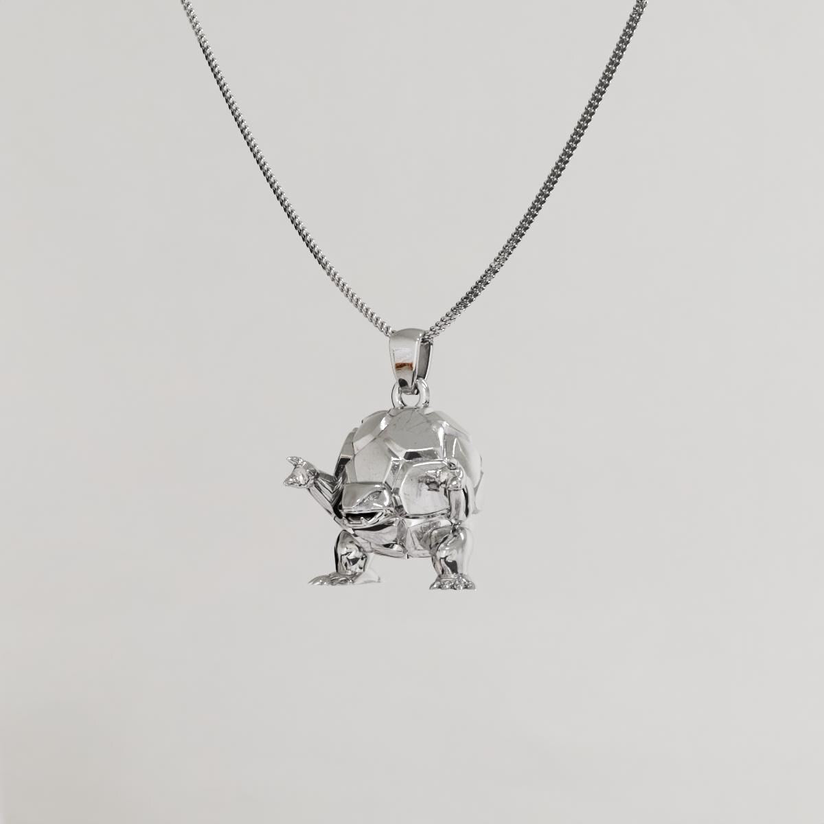 Golem Silver Pendant - Pokemon Jewelry