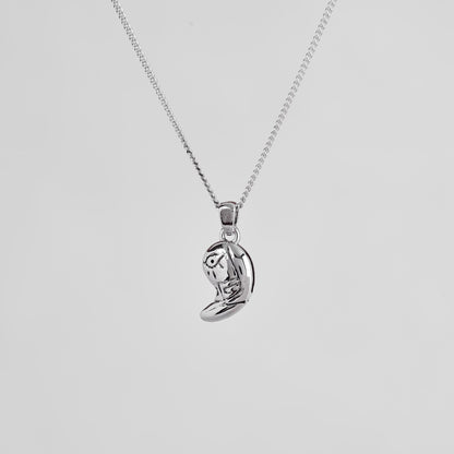 Zonai Sacred Stone of Lightning Silver Pendant - Zelda Jewelry
