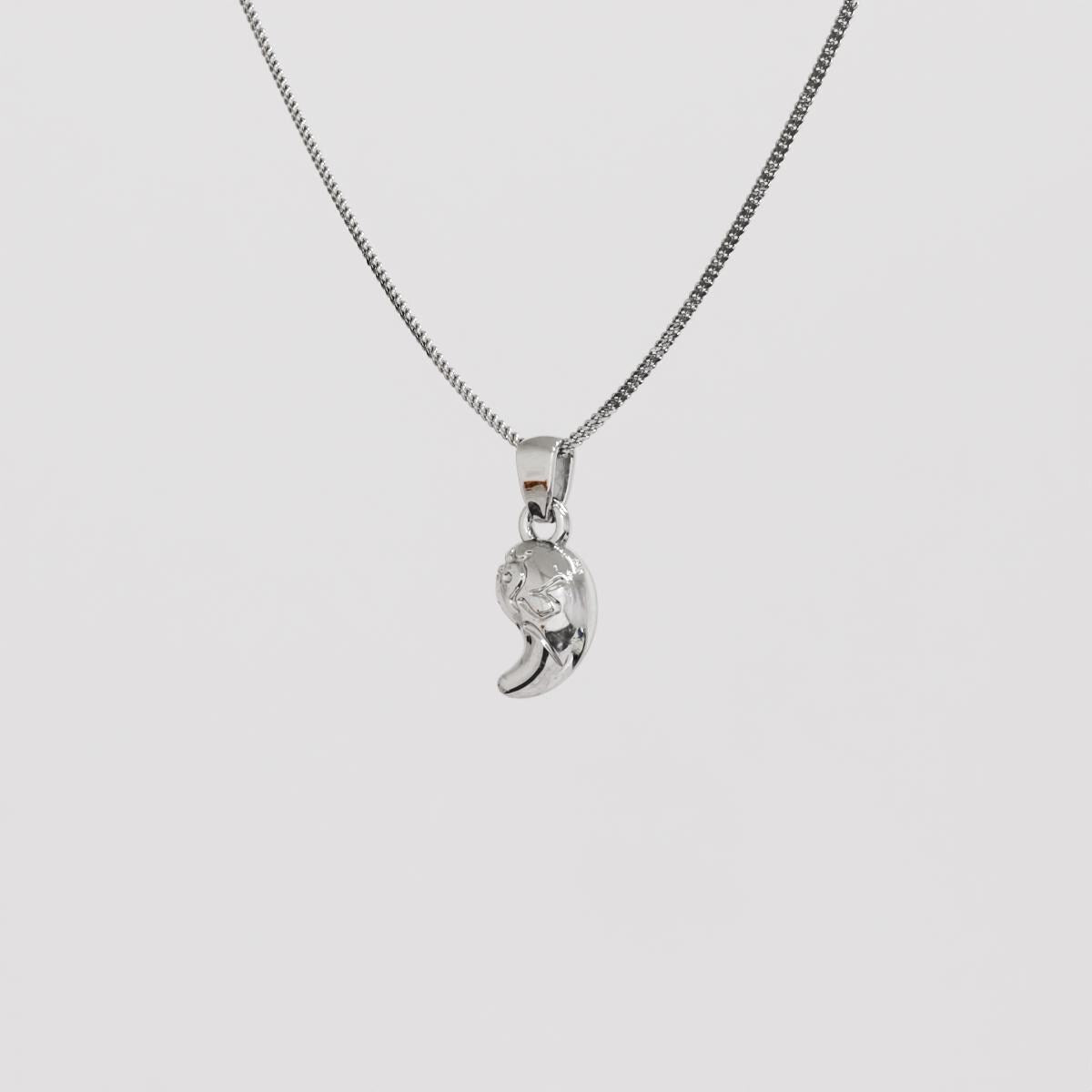Zonai Sacred Stone of Spirit Silver Pendant - Zelda Jewelry