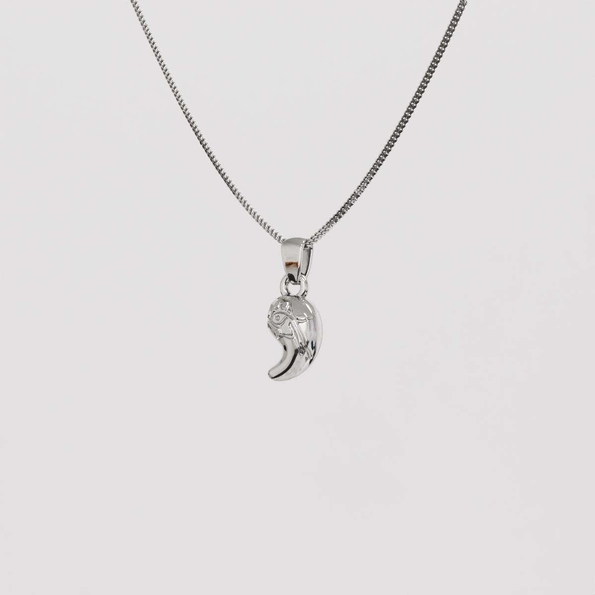 Zonai Sacred Stone of Wind Silver Pendant - Zelda Jewelry