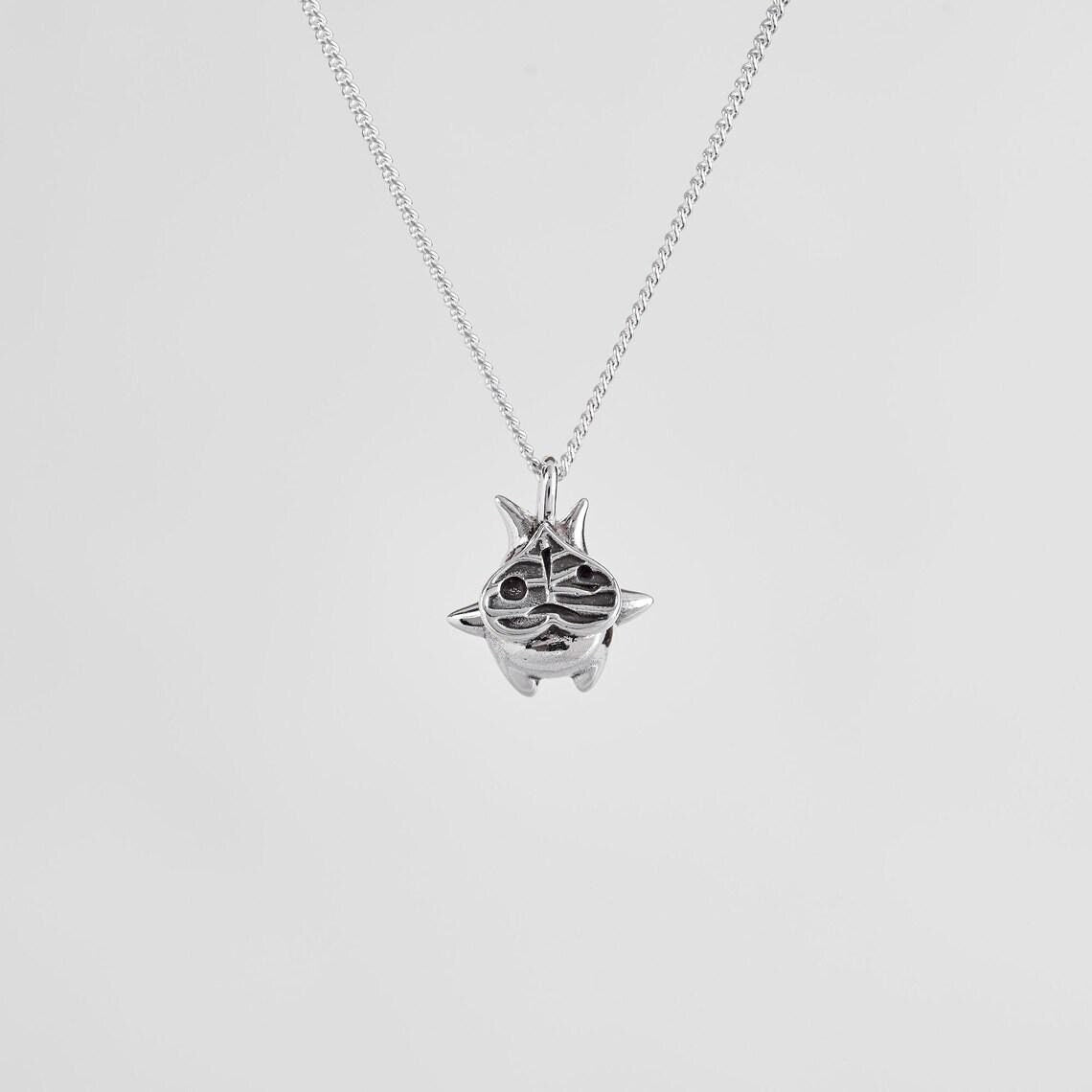 Makore Silver Pendant - Zelda Jewelry