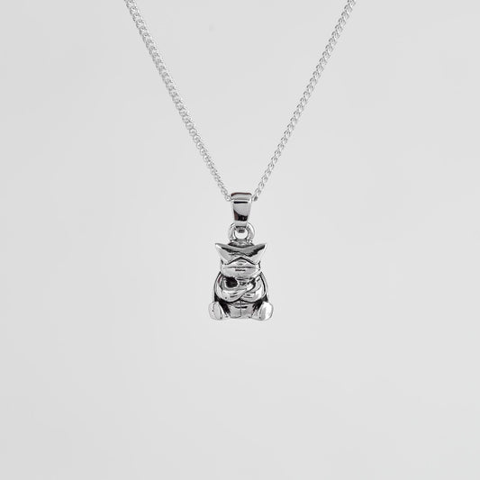 Squirtle Boss Silver Pendant | Pokemon Jewelry