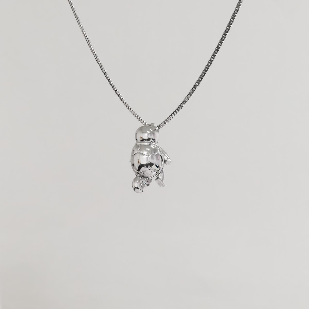 Squirtle Silver Pendant - Pokemon Jewelry