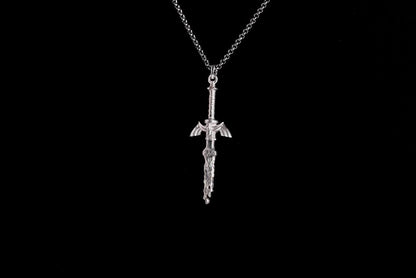 Master Sword TOTK Silver Pendant - Zelda Jewelry