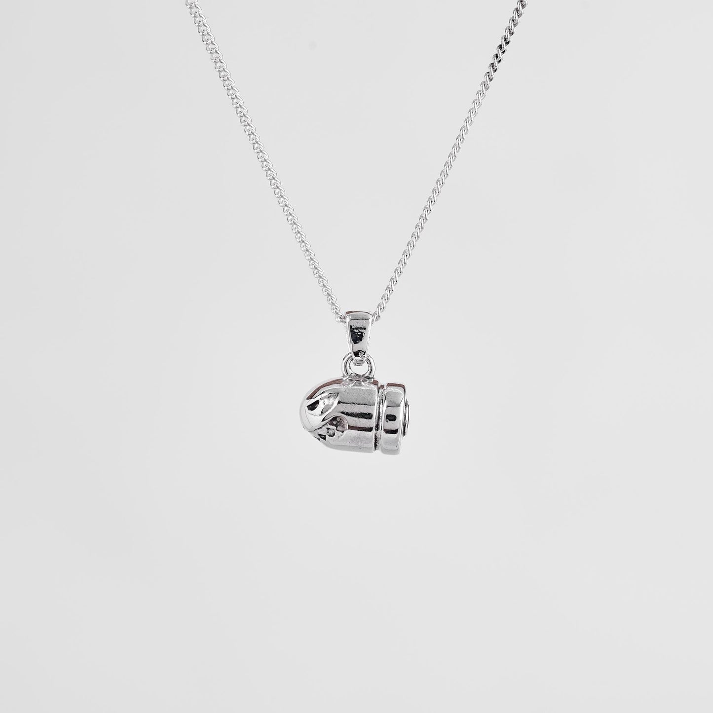 Bullet Bill Silver Pendant - Super Mario Jewelry