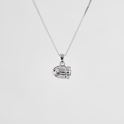 Bullet Bill Silver Pendant - Super Mario Jewelry