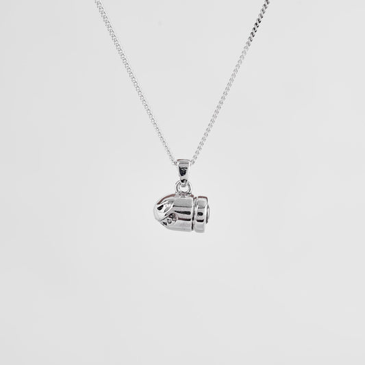 Bullet Bill Silver Pendant | Super Mario Jewelry