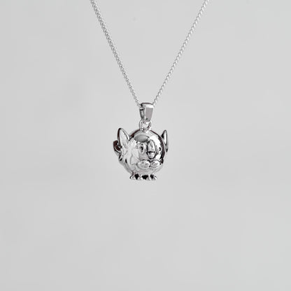 Rowlett Silver Pendant - Pokemon Jewelry