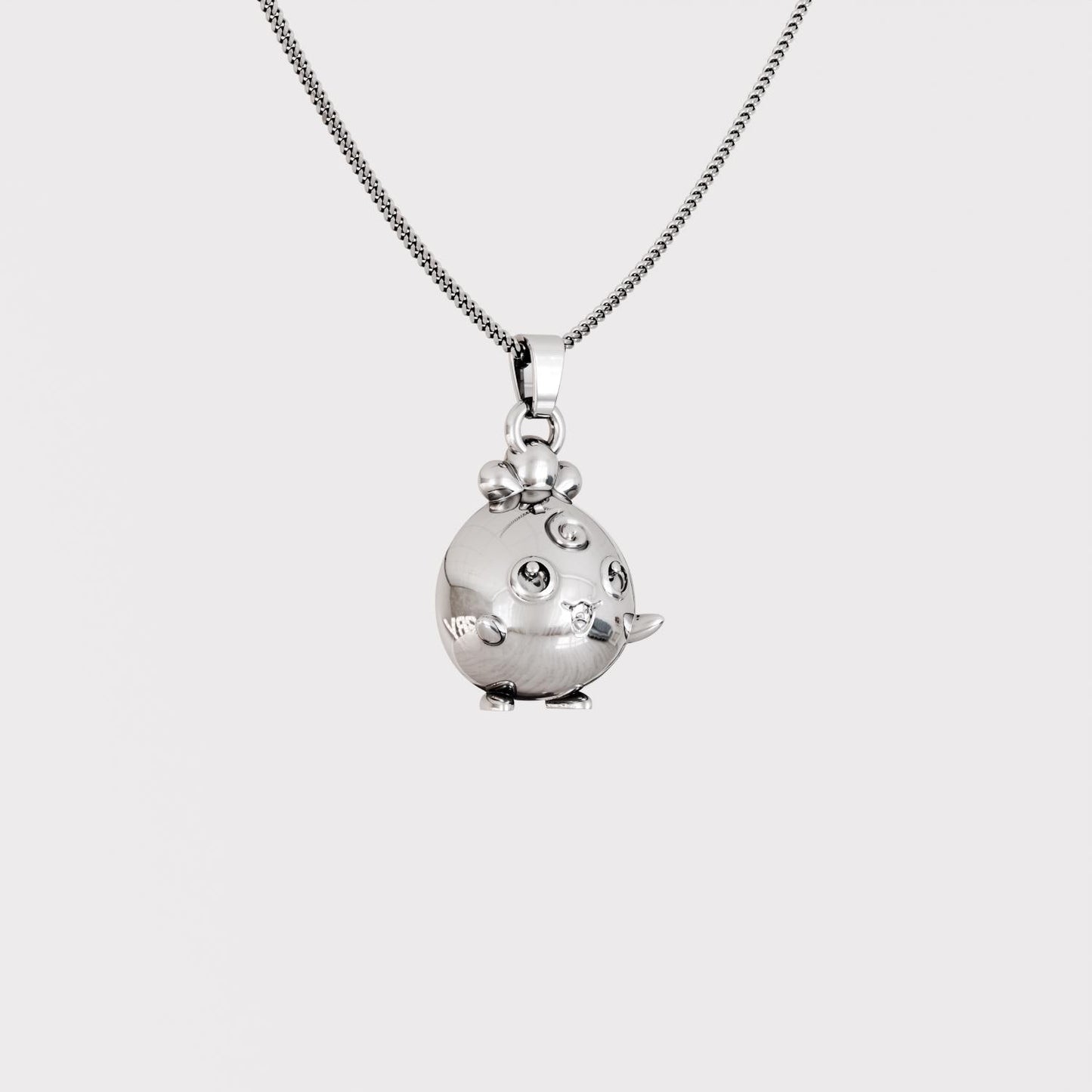 Igglybuff Silver Pendant - Pokemon Jewelry
