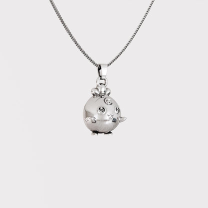 Igglybuff Silver Pendant - Pokemon Jewelry