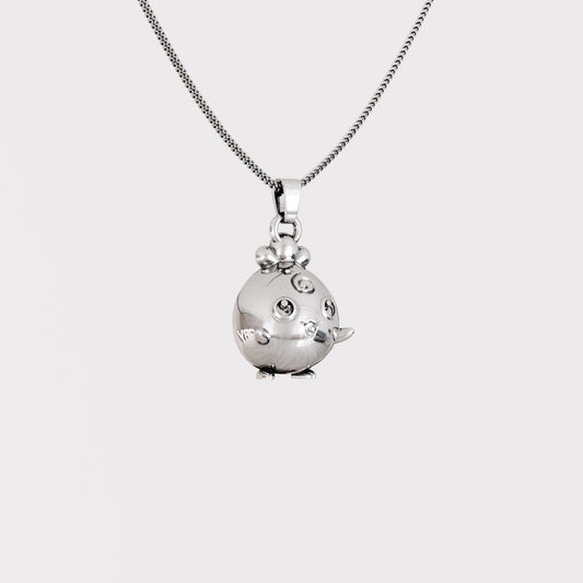 Igglybuff Silver Pendant | Pokemon Jewelry