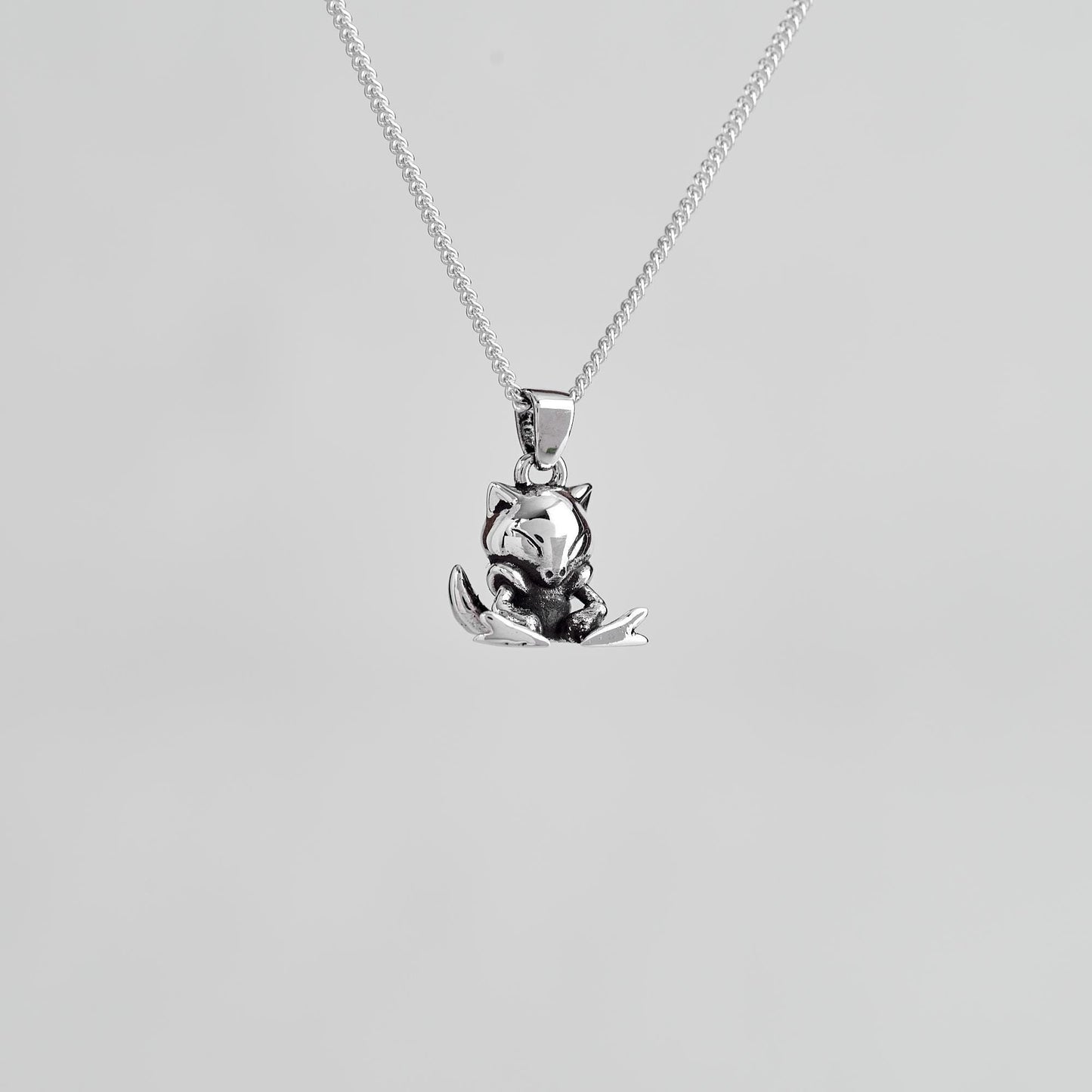 Abra Silver Pendant - Pokemon Jewelry