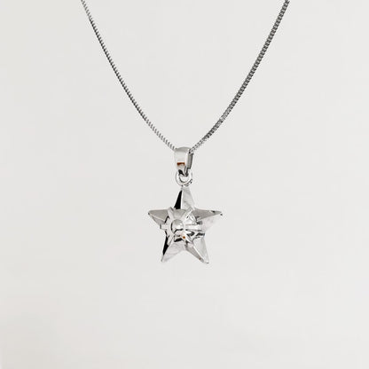 Staryu Silver Pendant - Pokemon Jewelry