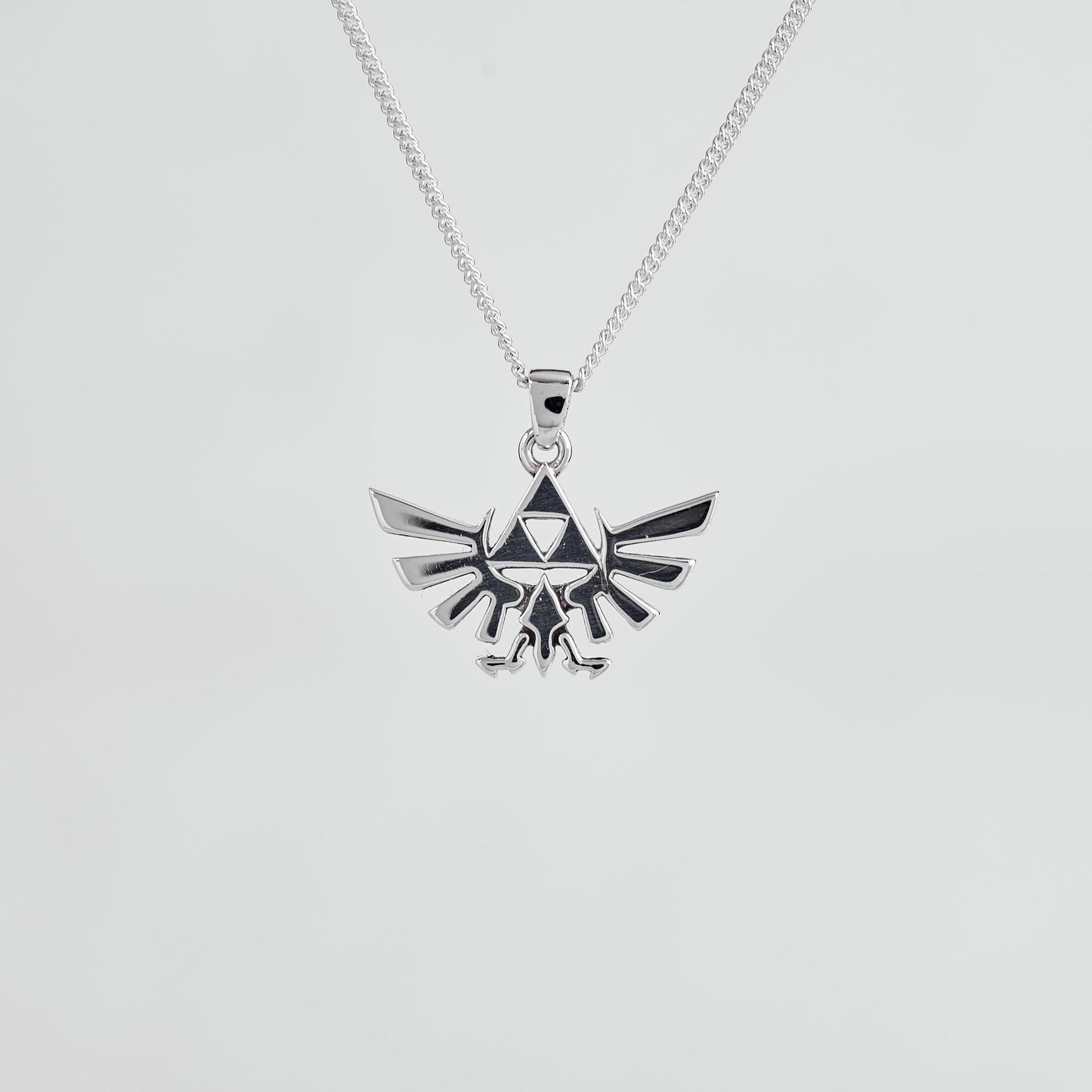 Hyrule Crest Silver Pendant - Zelda Jewelry