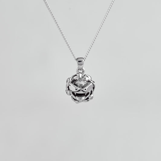 Ghastly Silver Pendant | Pokemon Jewelry