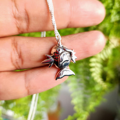 Magikarp Silver Pendant - Pokemon Jewelry