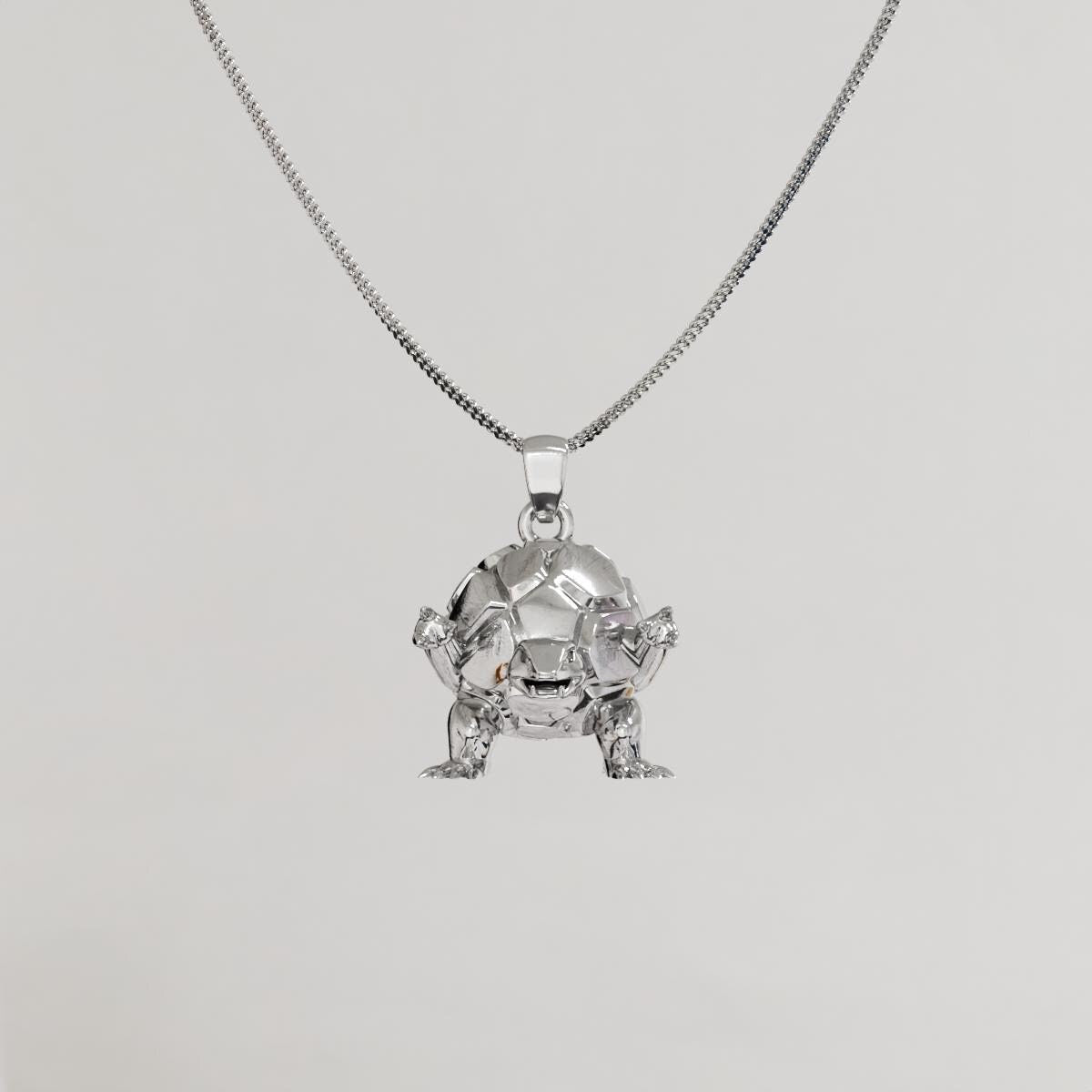 Golem Silver Pendant - Pokemon Jewelry