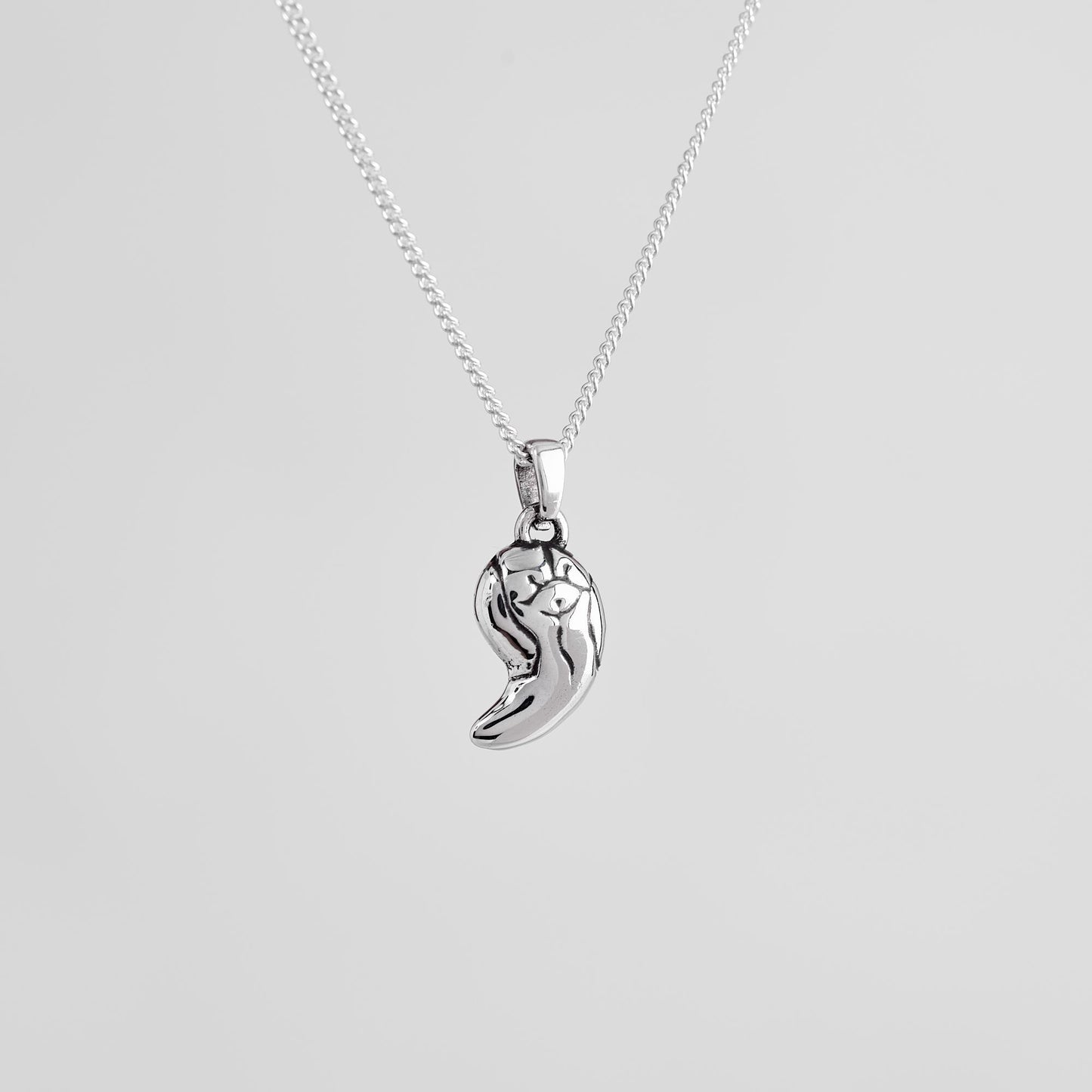 Zonai Sacred Stone of Water Silver Pendant - Zelda Jewelry