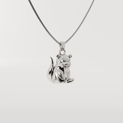 Slowpoke Silver Pendant - Pokemon Jewelry