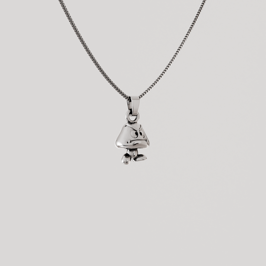 Goomba Silver Pendant | Super Mario Jewelry