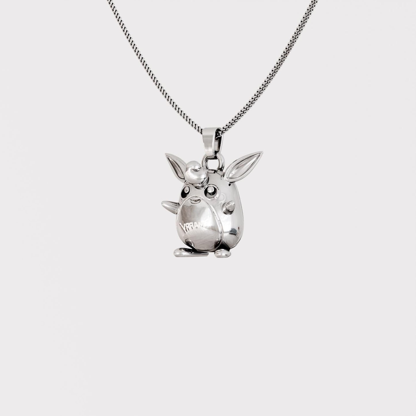 Wigglytuff Silver Pendant - Pokemon Jewelry