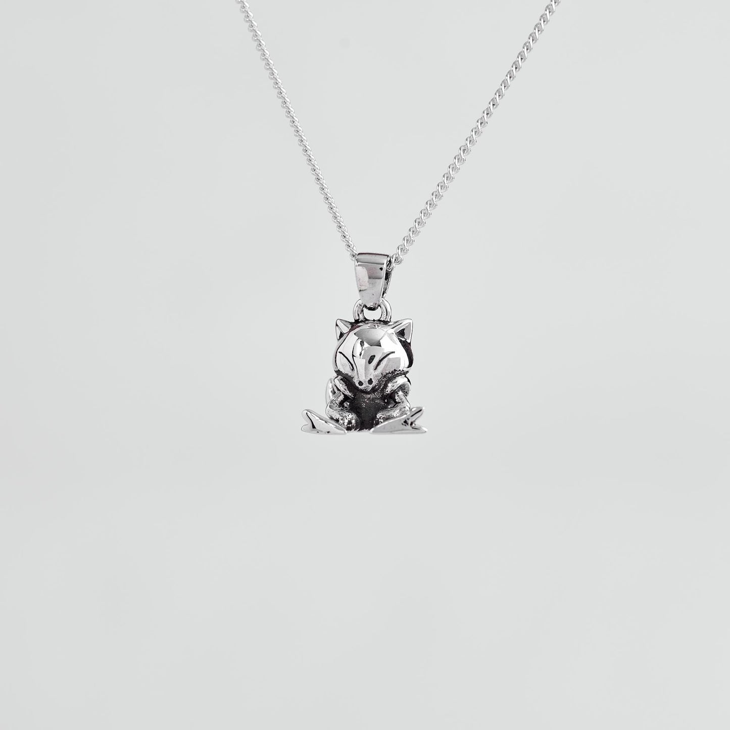 Abra Silver Pendant - Pokemon Jewelry