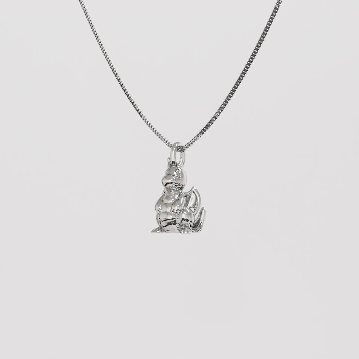Dragonite Silver Pendant - Pokemon Jewelry