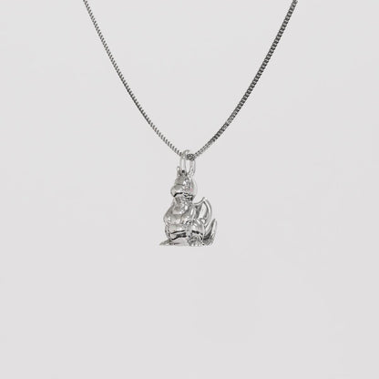 Dragonite Silver Pendant - Pokemon Jewelry