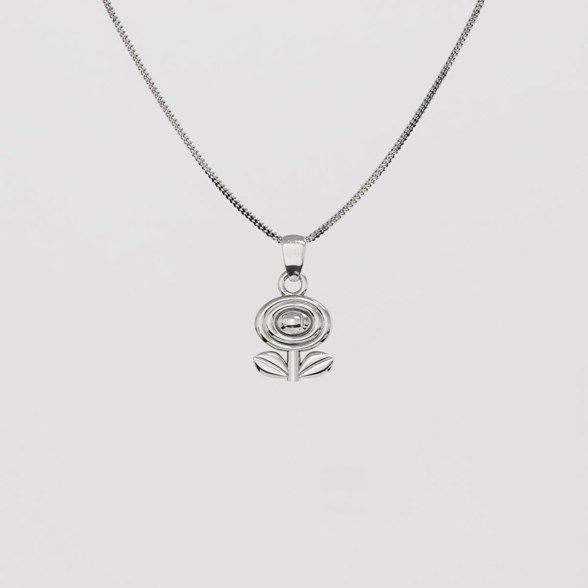 Fire Flower Silver Pendant | Super Mario Jewelry