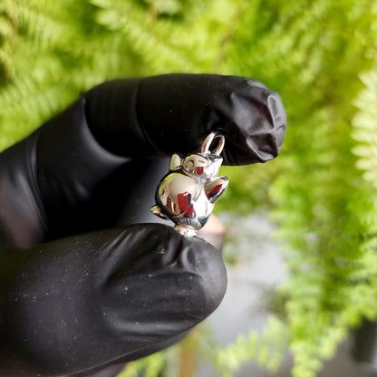 Snorlax Silver Pendant - Pokemon Jewelry