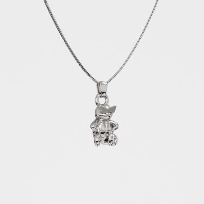 Squirtle Boss Silver Pendant - Pokemon Jewelry