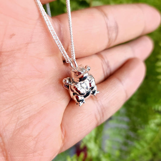 Blastoise Silver Pendant | Pokemon Jewelry