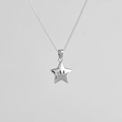 Power Star Silver Pendant - Zelda Jewelry