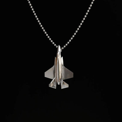 F-35 Silver Pendant - Aircraft Jewelry