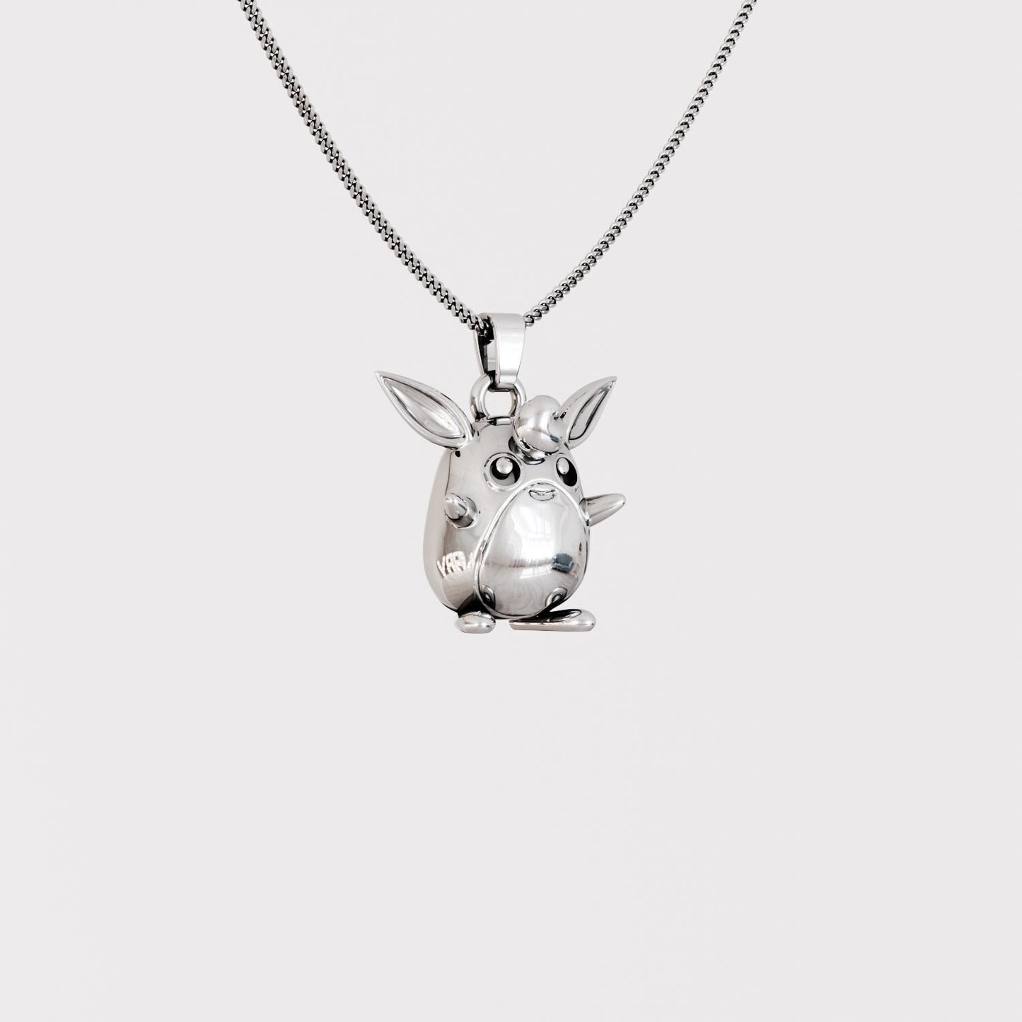 Wigglytuff Silver Pendant - Pokemon Jewelry