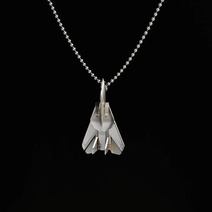 F-14 Silver Pendant - Aircraft Jewelry