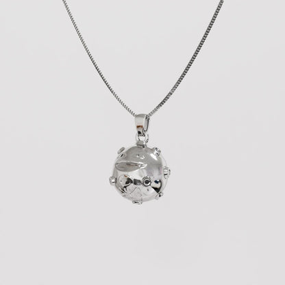Koffing Silver Pendant - Pokemon Jewelry