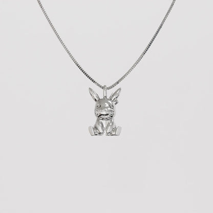Pikachu V2 Silver Pendant - Pokemon Jewelry