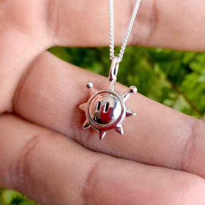 Shine Sprite Silver Pendant - Super Mario Jewelry