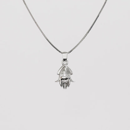 Blooper Silver Pendant - Super Mario Jewelry