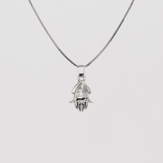 Blooper Silver Pendant | Super Mario Jewelry