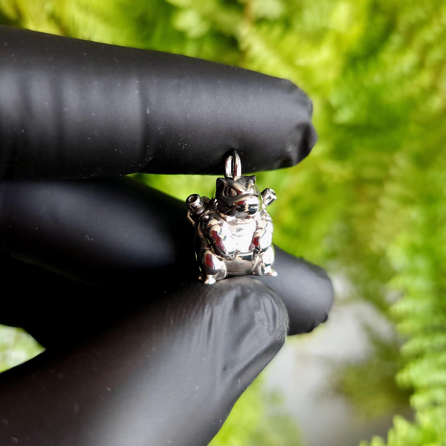 Blastoise Silver Pendant - Pokemon Jewelry