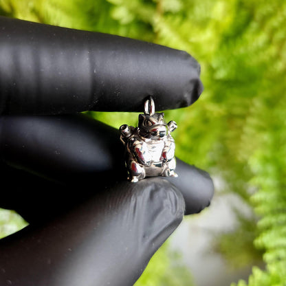 Blastoise Silver Pendant - Pokemon Jewelry