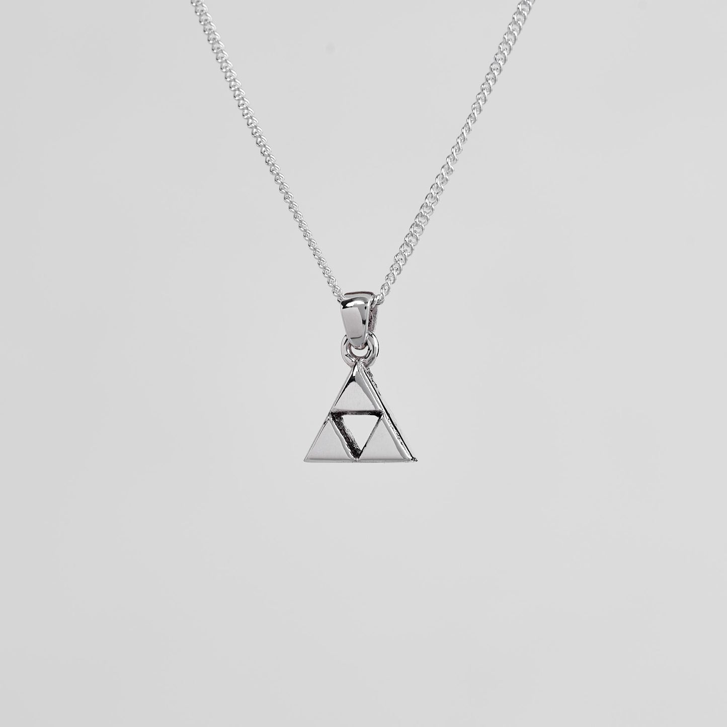 Triforce Silver Pendant - Zelda Jewelry