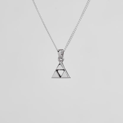 Triforce Silver Pendant - Zelda Jewelry
