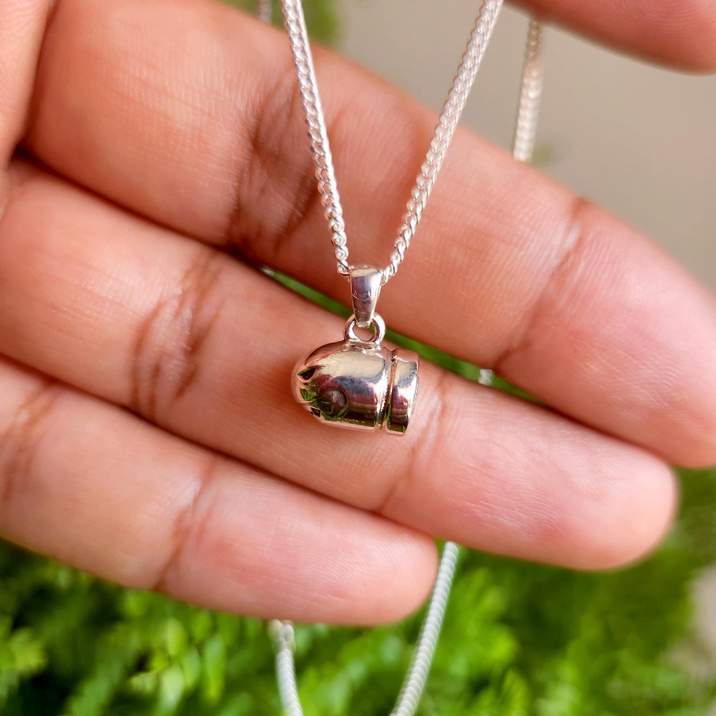 Bullet Bill Silver Pendant - Super Mario Jewelry