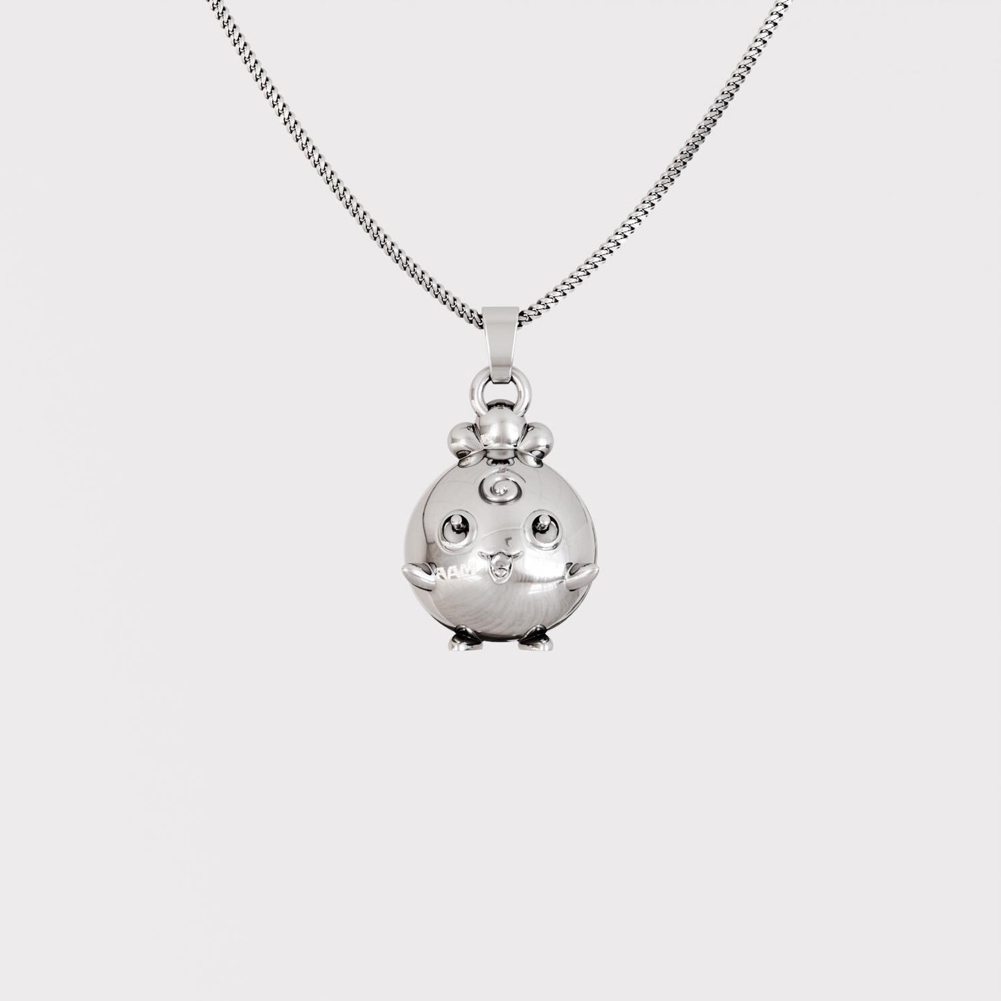 Igglybuff Silver Pendant - Pokemon Jewelry