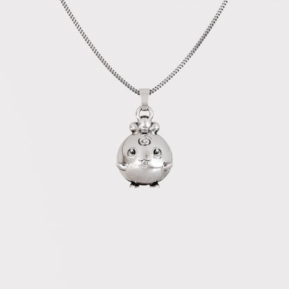Igglybuff Silver Pendant - Pokemon Jewelry