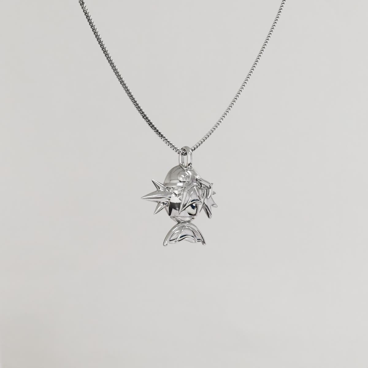 Magikarp Silver Pendant - Pokemon Jewelry