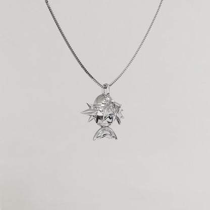 Magikarp Silver Pendant - Pokemon Jewelry
